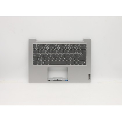 Lenovo 5CB0Z55508 Palmrest Top Case con tastiera, Ceco, Grigio platino, Senza retroilluminazione, UK