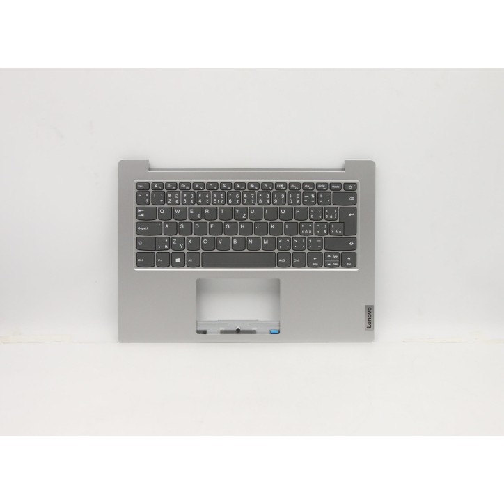 Lenovo 5CB0Z55508 Palmrest Top Case con tastiera, Ceco, Grigio platino, Senza retroilluminazione, UK