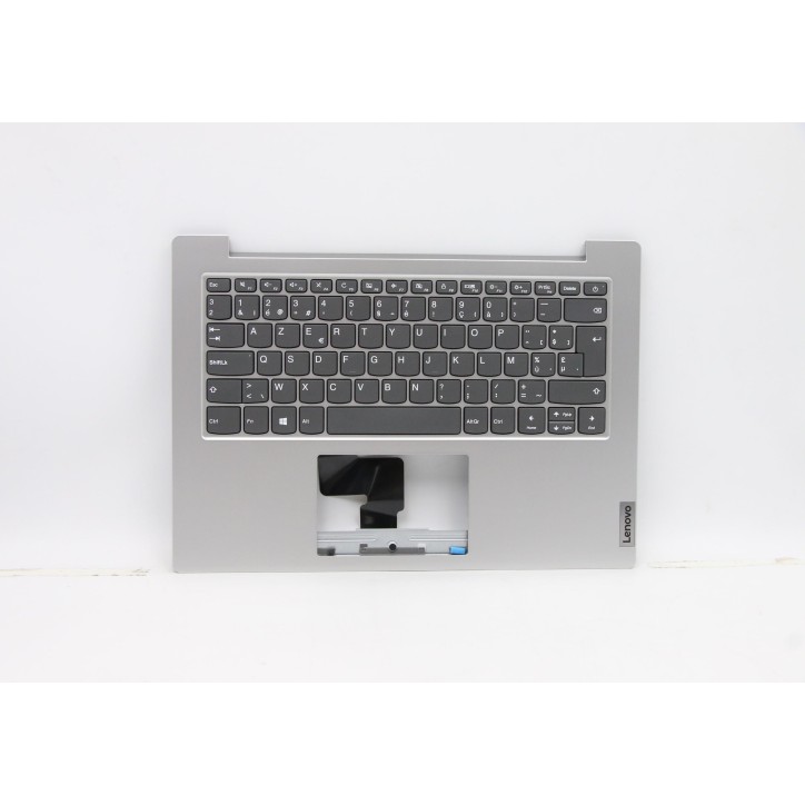 Lenovo 5CB0Z55511 Palmrest Top Case con tastiera, Belga, Grigio platino, Senza retroilluminazione, UK