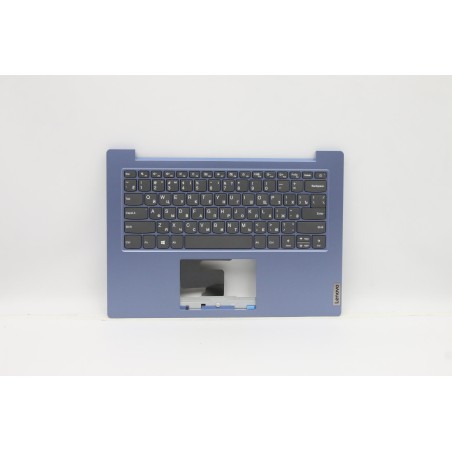 Lenovo 5CB0Z56781 Palmrest Top Case con tastiera, Russo, Blu ghiaccio
