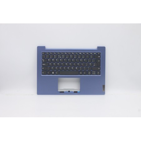 Lenovo 5CB0Z56788 Palmrest Top Case con tastiera, Inglese Regno Unito, Ice Blue, Senza_retroilluminazione