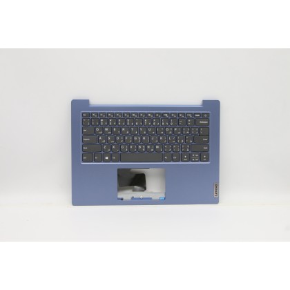 Lenovo 5CB0Z56795 Palmrest Top Case con tastiera, Arabo, Blu ghiaccio, Senza retroilluminazione, US