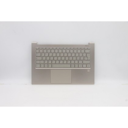 Lenovo 5CB0Z69742 Palmrest Top Case con tastiera, Italiano, Mica, Retroilluminazione