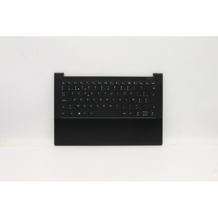 Lenovo 5CB0Z69796 Palmrest Top Case con tastiera, Belga, Nero intenso, Retroilluminazione, UK