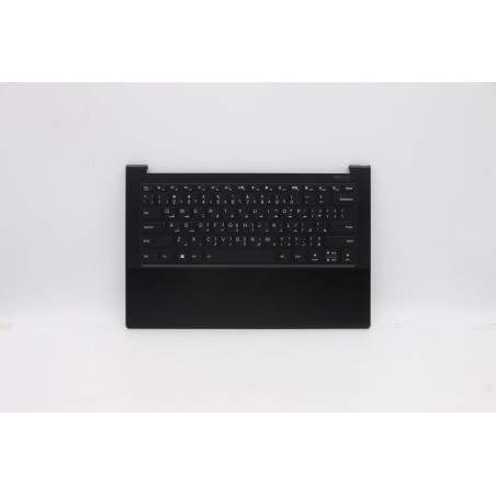 Lenovo 5CB0Z69797 Palmrest Top Case con tastiera, Arabo, Nero intenso, Retroilluminazione, US