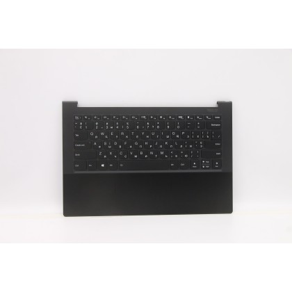 Lenovo 5CB0Z70210 Palmrest Top Case con tastiera, Ucraino, Shadow Black