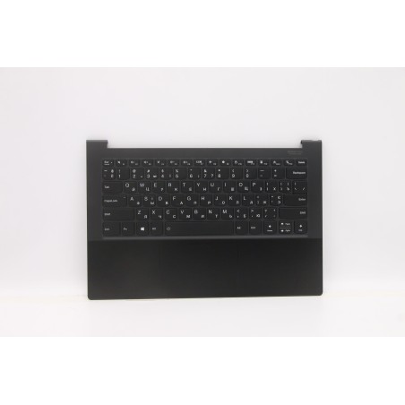 Lenovo 5CB0Z70210 Palmrest Top Case con tastiera, Ucraino, Shadow Black