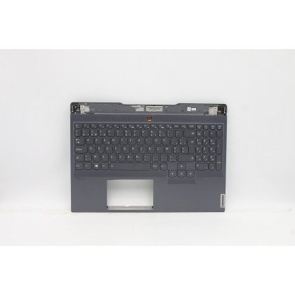 Lenovo 5CB0Z70218 Palmrest Top Case con tastiera, Belga, Retroilluminazione, UK