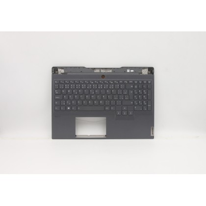 Lenovo 5CB0Z71937 Palmrest Top Case con tastiera, Ceco/Slovacco, Retroilluminazione, UK