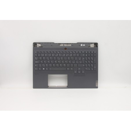 Lenovo 5CB0Z71937 Palmrest Top Case con tastiera, Ceco/Slovacco, Retroilluminazione, UK
