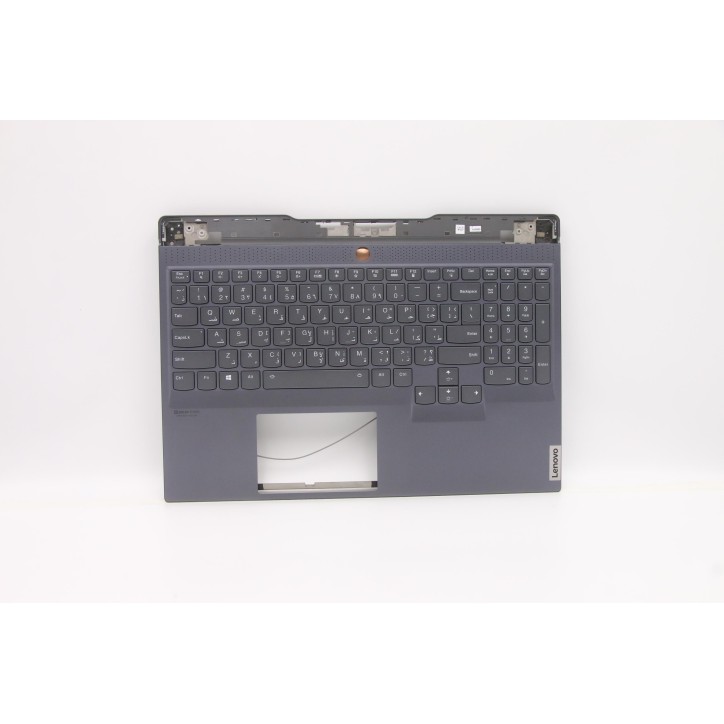 Lenovo 5CB0Z71965 Palmrest Top Case con tastiera, Arabo, Retroilluminazione RGB, US