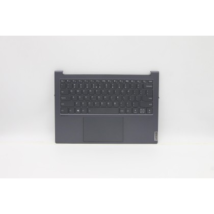 Lenovo 5CB0Z97207 Palmrest Top Case con tastiera, Inglese (Stati Uniti/Europa), Grigio ardesia, Retroilluminazione