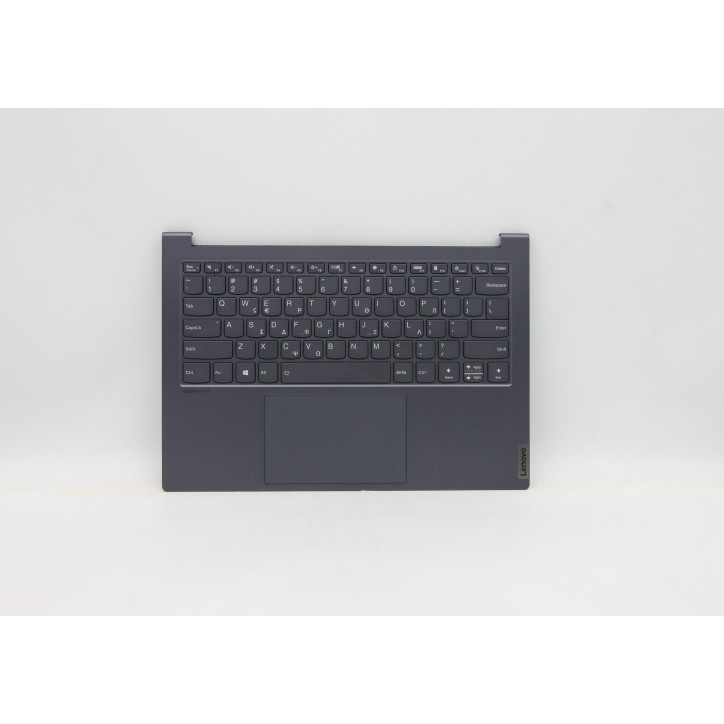 Lenovo 5CB0Z97212 Palmrest Top Case con tastiera, Greco, grigio tempesta