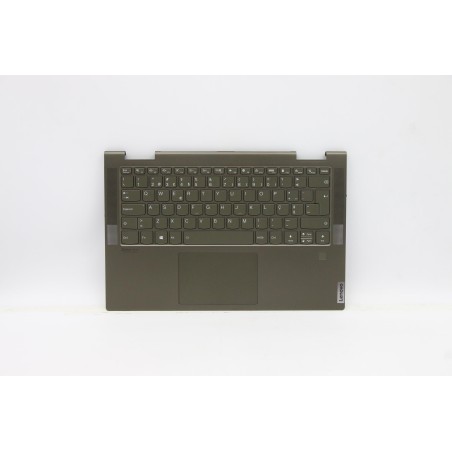 Lenovo 5CB1A08862 Palmrest Top Case con tastiera, Portoghese, Verde scuro