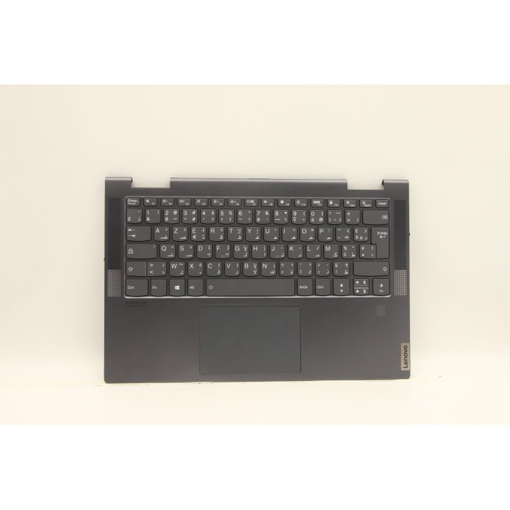 Lenovo 5CB1A08881 Palmrest Top Case con tastiera, Francese (Arabo), grigio tempesta