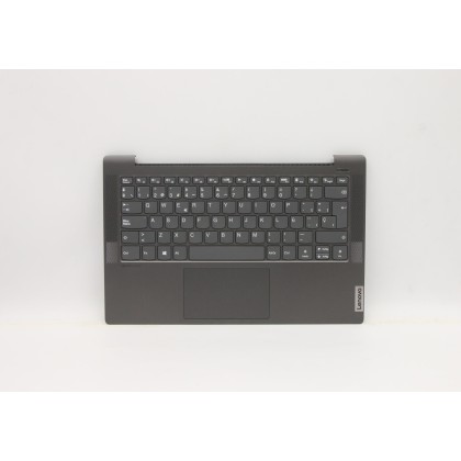 Lenovo 5CB1A13539 C-Cover with keyboard, Spanish, Black, Non-Backlight, Fingerprint, UK