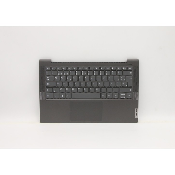 Lenovo 5CB1A13539 C-Cover with keyboard, Spanish, Black, Non-Backlight, Fingerprint, UK