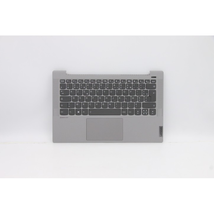 Lenovo 5CB1A13542 Palmrest Top Case con tastiera, Francese, Argento, Retroilluminazione, Impronta digitale