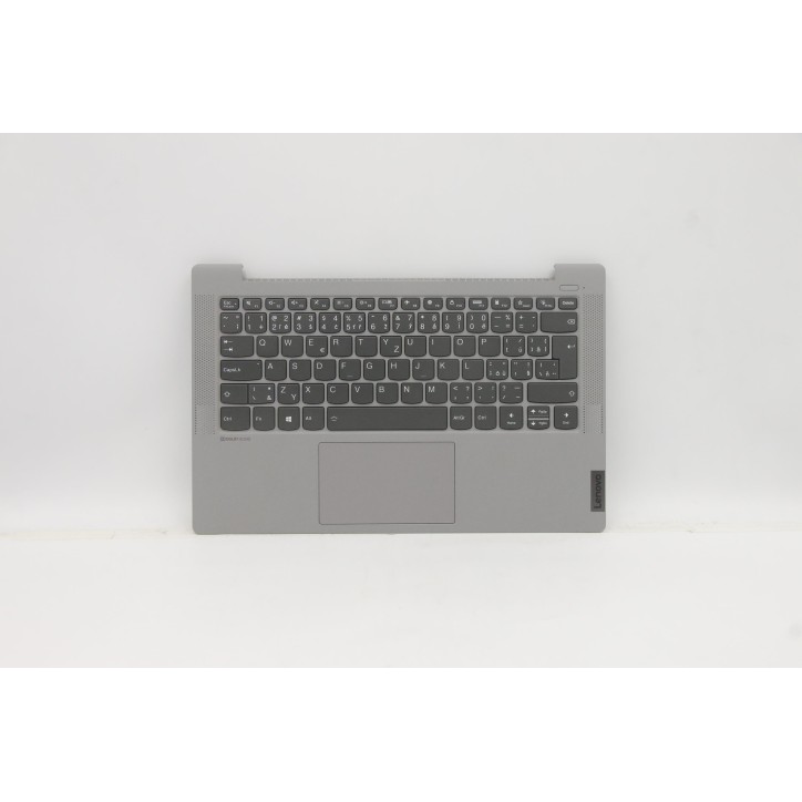 Lenovo 5CB1A13552 Palmrest Top Case con tastiera, Ceco, argento, Retroilluminazione, Senza lettore di impronte digitali, UK