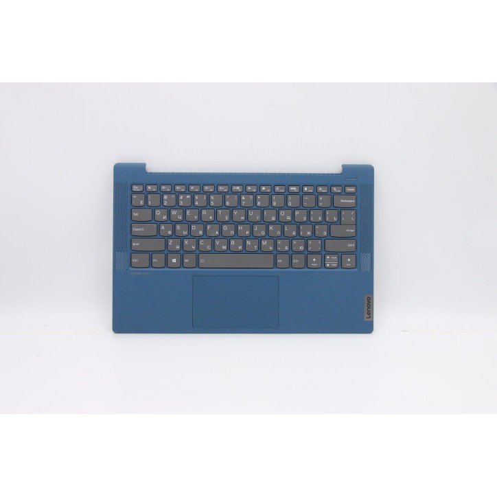 Lenovo 5CB1A13563 Palmrest Top Case con tastiera, Russo, Blu, Retroilluminazione, Senza lettore di impronte digitali