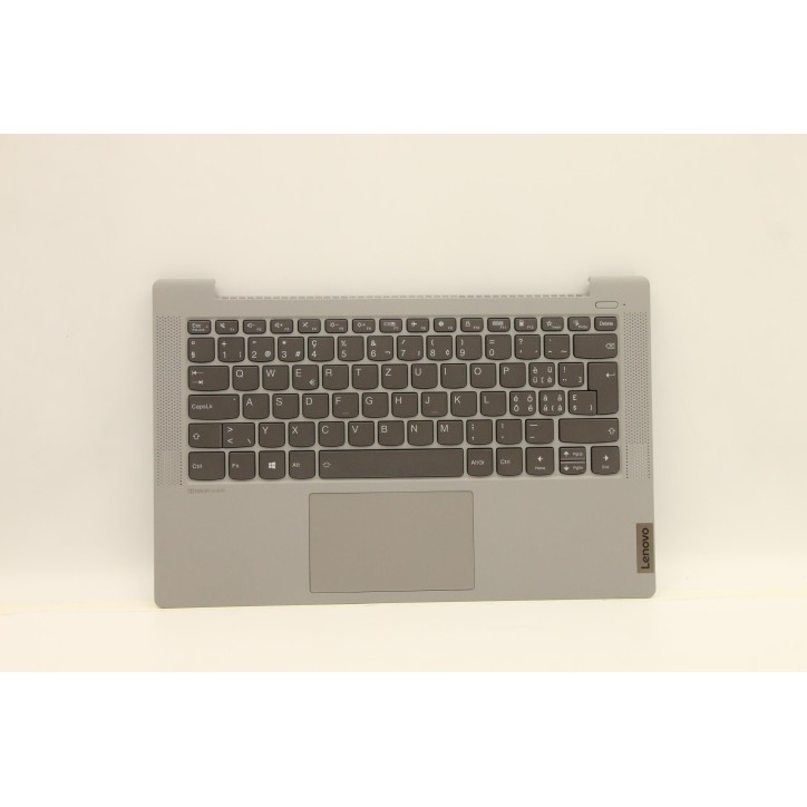 Lenovo 5CB1A13592 C-Cover with keyboard, Switzerland, Silver, Backlight, Non-Fingerprint, UK