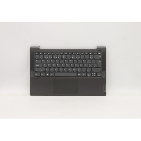 Lenovo 5CB1A13626 Palmrest Top Case con tastiera, Portoghese, nero, Senza_retroilluminazione, Lettore di impronte digitali