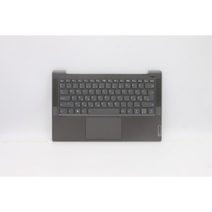 Lenovo 5CB1A13653 Palmrest Top Case con tastiera, Ungherese, Nero, Retroilluminazione, Impronta digitale