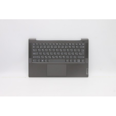 Lenovo 5CB1A13653 Palmrest Top Case con tastiera, Ungherese, Nero, Retroilluminazione, Impronta digitale