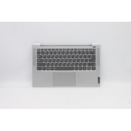 Lenovo 5CB1A13676 Palmrest Top Case con tastiera, Ebraico, argento, Retroilluminazione, Impronta digitale