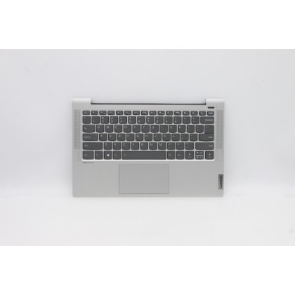 Lenovo 5CB1A13679 Palmrest Top Case con tastiera, Inglese (Stati Uniti), Argento, Retroilluminazione, Impronta digitale