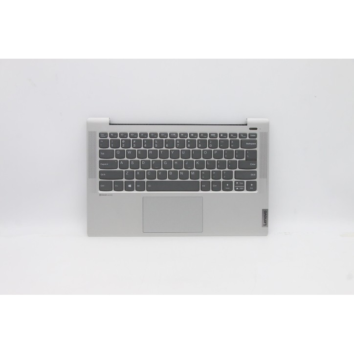 Lenovo 5CB1A13679 Palmrest Top Case con tastiera, Inglese (Stati Uniti), Argento, Retroilluminazione, Impronta digitale