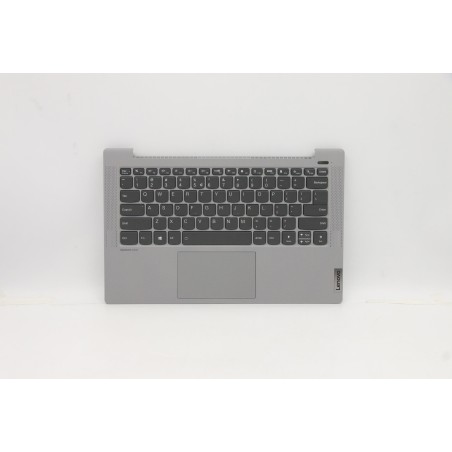 Lenovo 5CB1A13758 Palmrest Top Case con tastiera, Inglese (Stati Uniti/Europa), argento, Retroilluminazione, Lettore di impronte