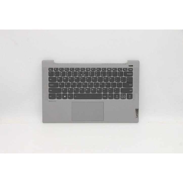 Lenovo 5CB1A13758 Palmrest Top Case con tastiera, Inglese (Stati Uniti/Europa), argento, Retroilluminazione, Lettore di impronte