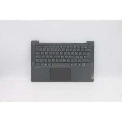 Lenovo 5CB1A13822 Palmrest Top Case con tastiera, Italiano, nero, Retroilluminazione, Lettore di impronte digitali