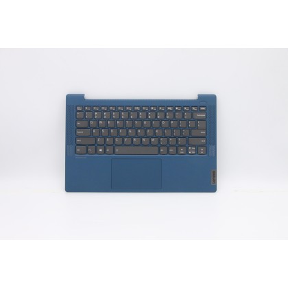 Lenovo 5CB1A13824 Palmrest Top Case con tastiera, Inglese (Stati Uniti), Blu, Retroilluminazione, Senza_lettore di impronte digi