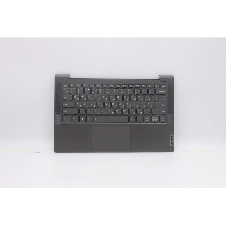 Lenovo 5CB1A13854 Palmrest Top Case con tastiera, Russo, nero, Retroilluminazione, Lettore di impronte digitali