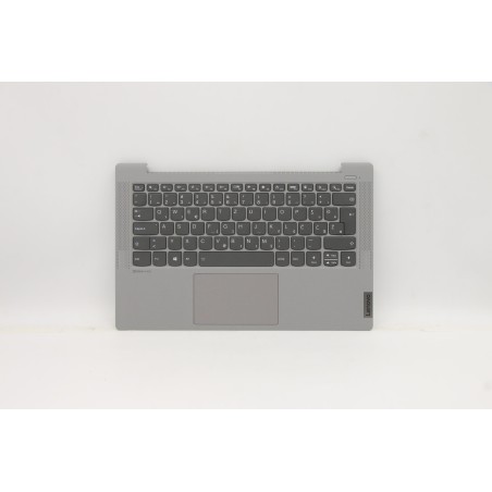 Lenovo 5CB1A13864 C-Cover with keyboard, Slovenian, Silver, Backlight, Non-Fingerprint, UK