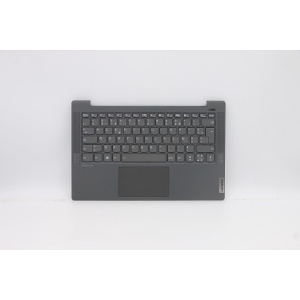 Lenovo 5CB1A13901 Palmrest Top Case con tastiera, Francese, nero, Retroilluminazione, Lettore di impronte digitali