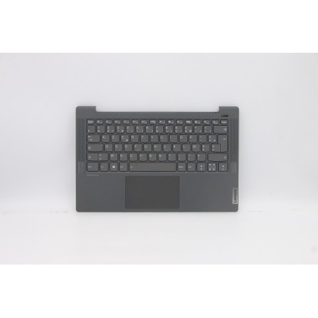 Lenovo 5CB1A13901 Palmrest Top Case con tastiera, Francese, nero, Retroilluminazione, Lettore di impronte digitali
