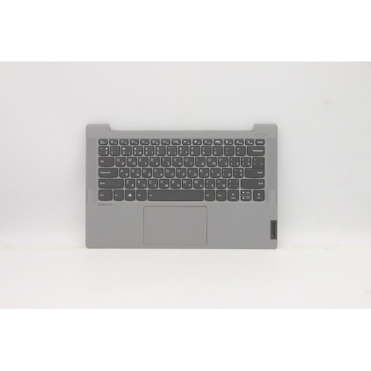 Lenovo 5CB1A13913 C-Cover with keyboard, Ukraine, Silver, Backlight, Non-Fingerprint, US