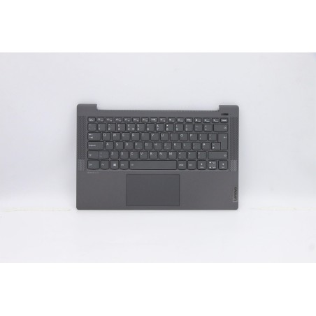 Lenovo 5CB1A13926 Palmrest Top Case con tastiera, Inglese Regno Unito, nero, Retroilluminazione, Lettore di impronte digitali