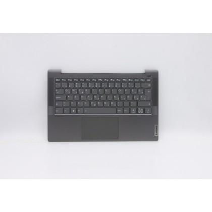 Lenovo 5CB1A14012 Palmrest Top Case con tastiera, Sloveno, Nero, Retroilluminazione, Impronta digitale