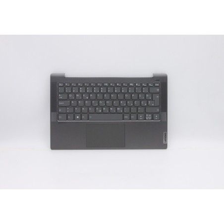 Lenovo 5CB1A14012 Palmrest Top Case con tastiera, Sloveno, Nero, Retroilluminazione, Impronta digitale
