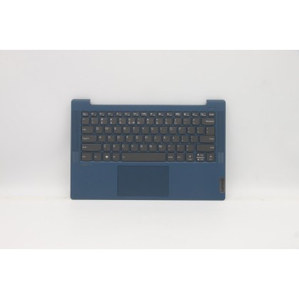 Lenovo 5CB1A14041 Palmrest Top Case con tastiera, Inglese (Stati Uniti/Europa), Blu, Retroilluminazione, Senza_lettore di impron