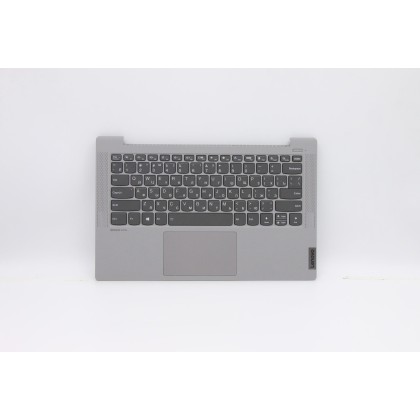 Lenovo 5CB1A14044 C-Cover with keyboard, Russian, Silver, Backlight, Non-Fingerprint, US