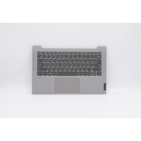 Lenovo 5CB1A14044 C-Cover with keyboard, Russian, Silver, Backlight, Non-Fingerprint, US
