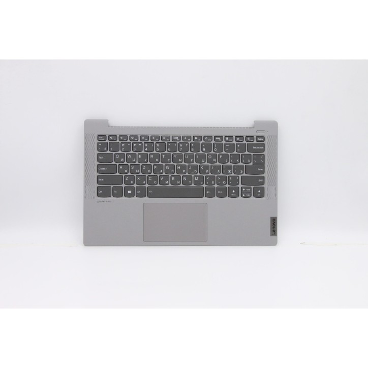 Lenovo 5CB1A14044 C-Cover with keyboard, Russian, Silver, Backlight, Non-Fingerprint, US