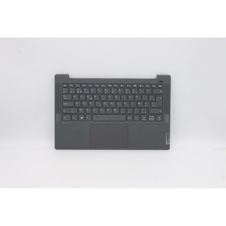 Lenovo 5CB1A14055 Palmrest Top Case con tastiera, Belga, nero, Retroilluminazione, Lettore di impronte digitali, UK