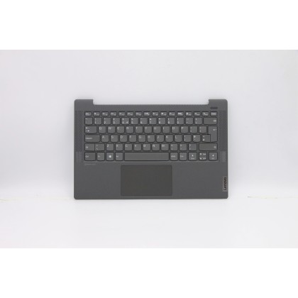 Lenovo 5CB1A14082 Palmrest Top Case con tastiera, Inglese Regno Unito, Senza_retroilluminazione, Senza_lettore di impronte digit