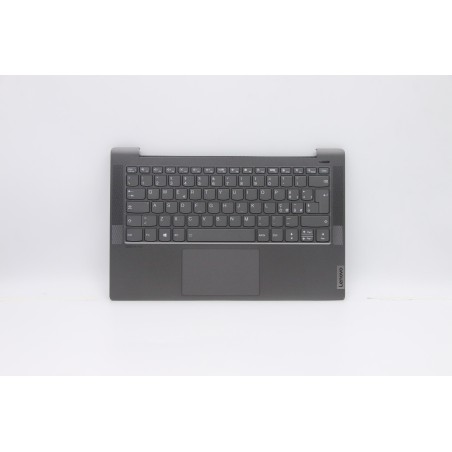 Lenovo 5CB1A14106 Palmrest Top Case con tastiera, Italiano, Nero, Retroilluminazione, Impronta digitale